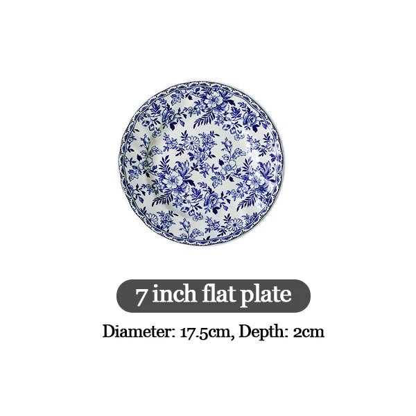 English Cutlery Set Plate Sets Earthware and Dishes Set Vintage Tableware Dining Tables Full Tableware of Plates Dish Dinner Bar - BELMA