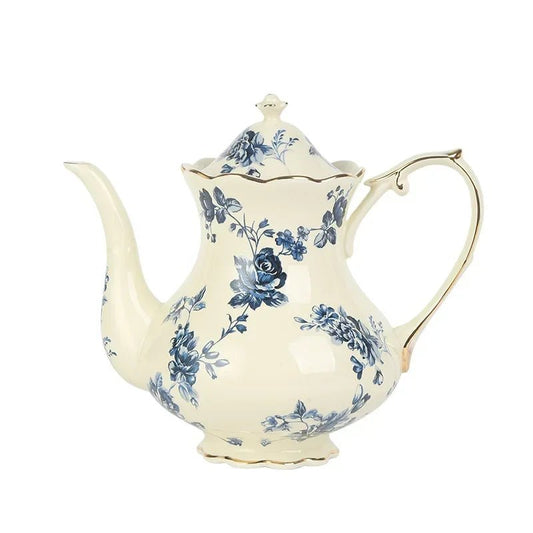 Coffee Cup Set Retro Blue - and - white Ceramic Coffee Cup Exquisite English Afternoon Tea Cup Tea Set Arabic Set - BELMA