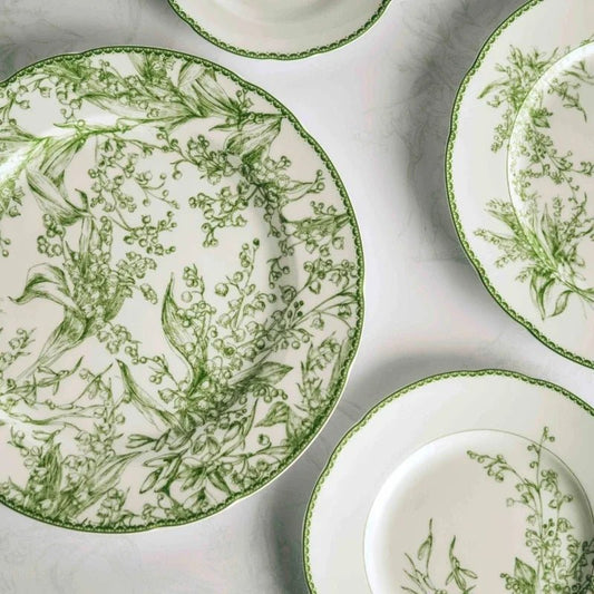 domestic western tableware vajilla completa de platos 24 piezas plate sets dinner ceramic kitchen s посуда - BELMA