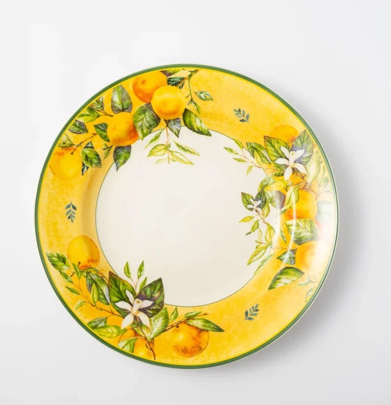 Light luxury household retro European style tableware, ceramic rice bowls, steak plates, soup plates - BELMA