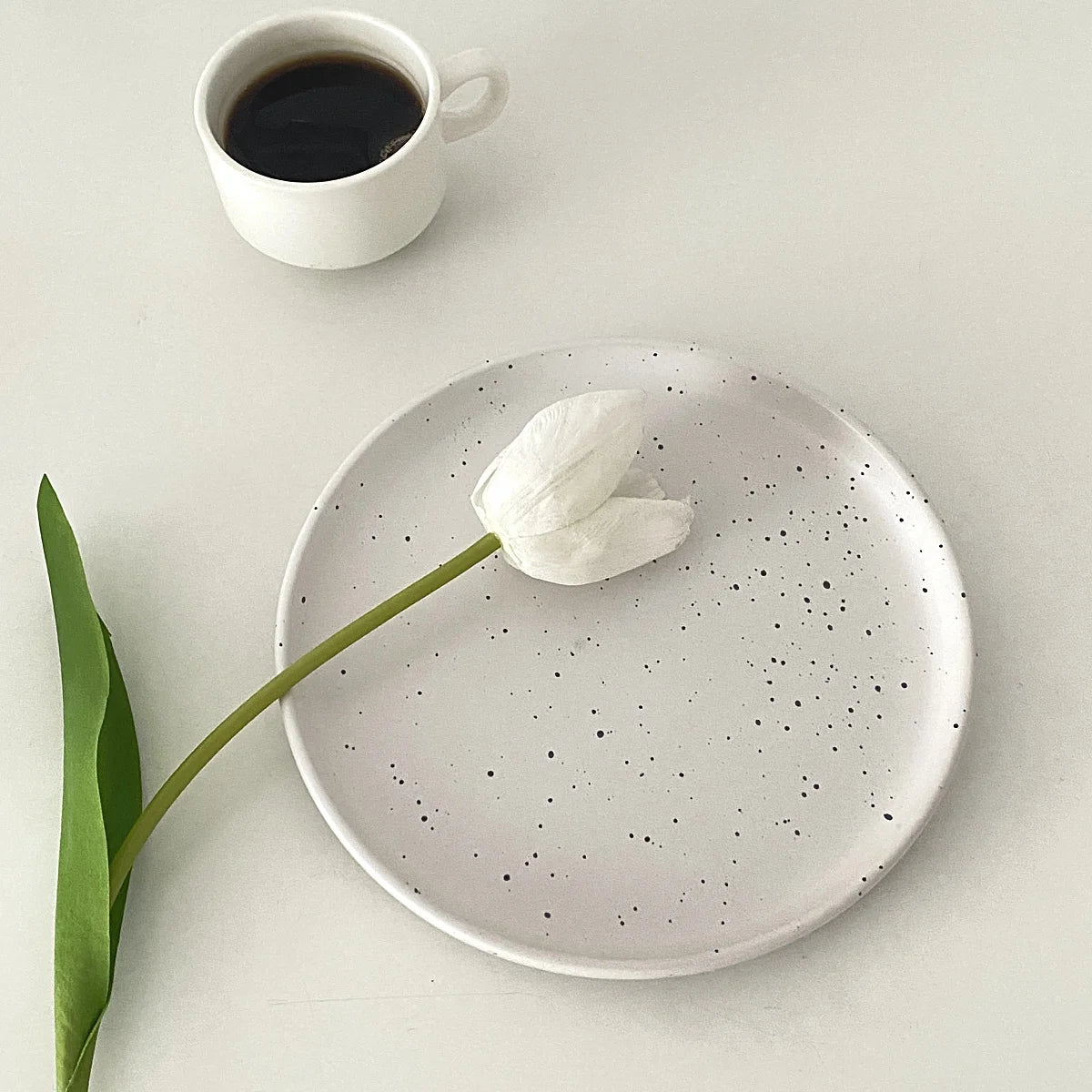 Nordic Jewelry Plate, Breakfast Dessert Plate, Home Minimalist Ink Splash Plate, Storage Decoration - BELMA
