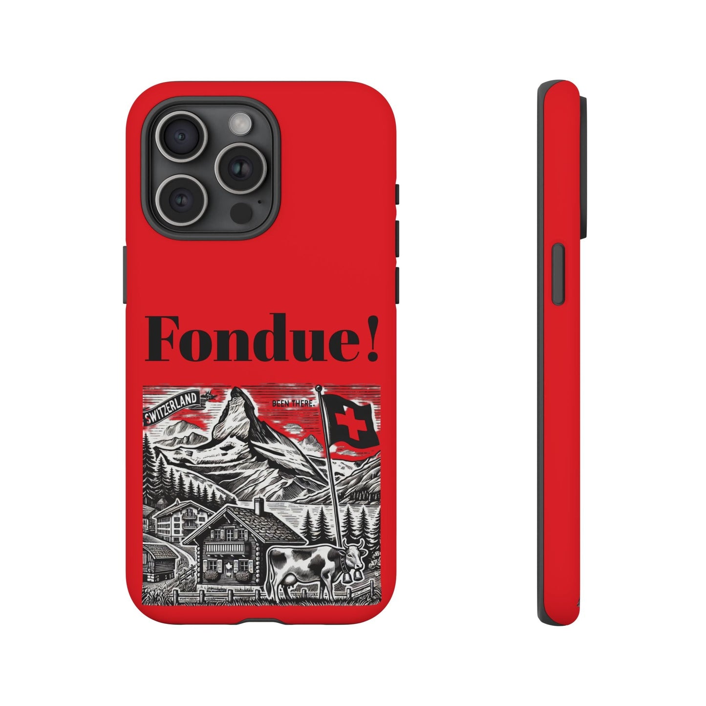 Switzerland - Fondue Phone Case - Tough & Stylish Protective Cover - BELMA
