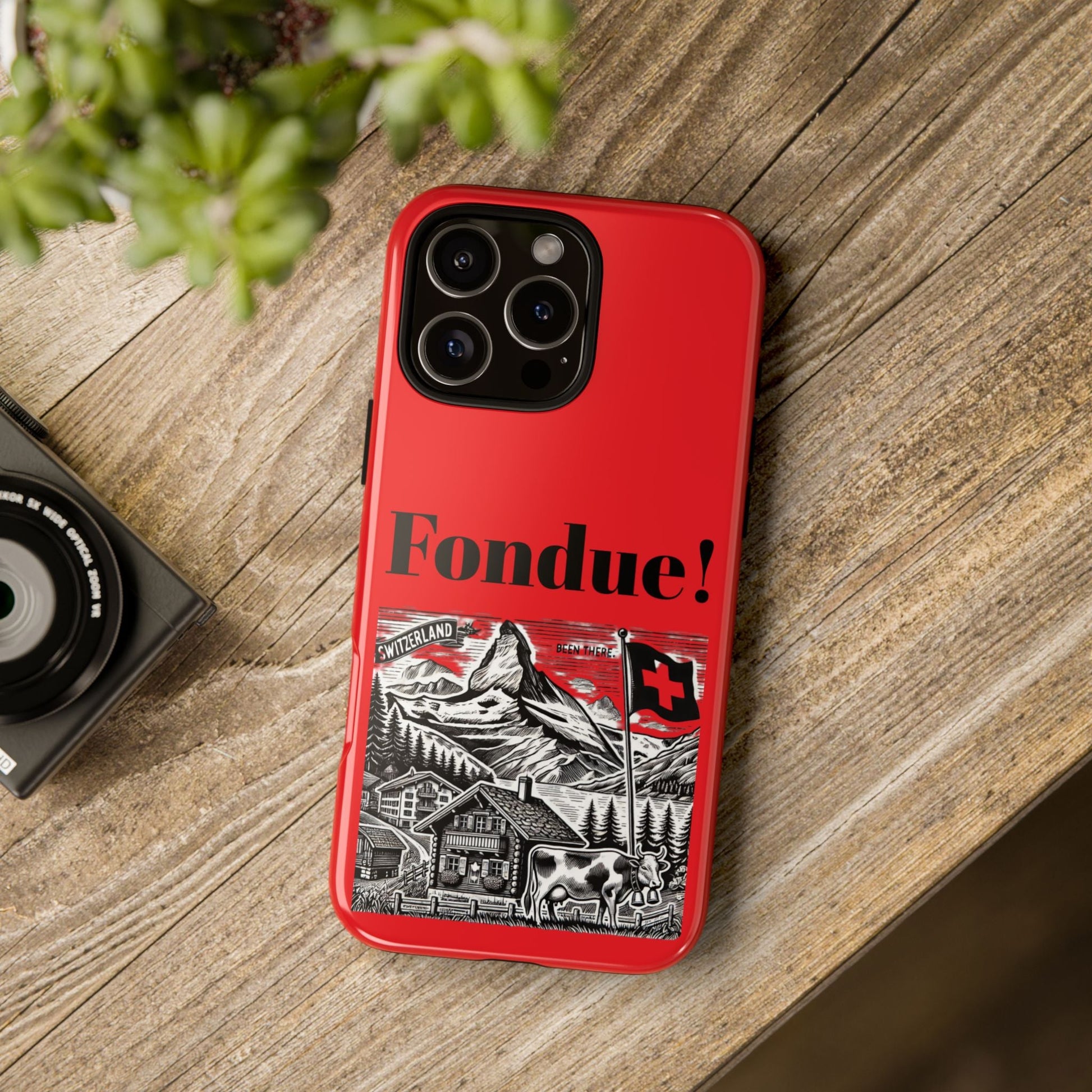 Switzerland - Fondue Phone Case - Tough & Stylish Protective Cover - BELMA