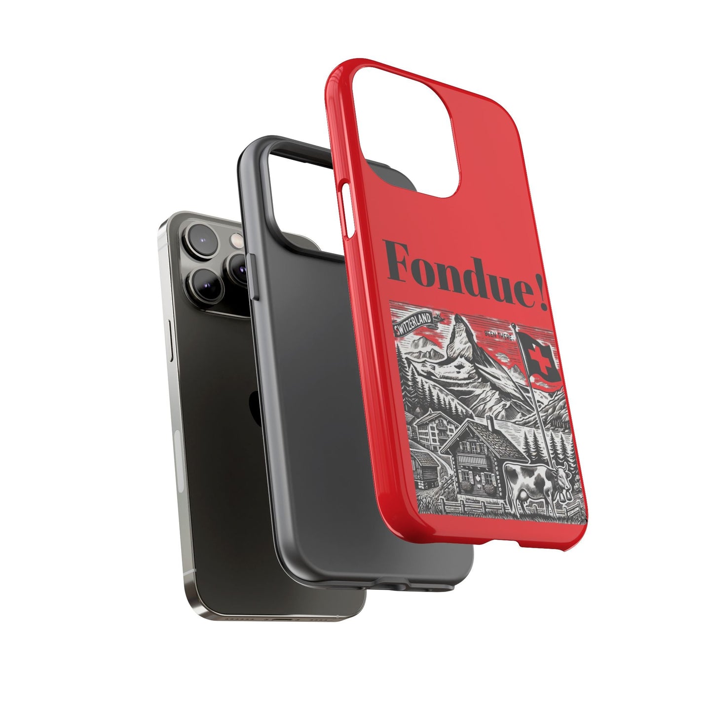 Switzerland - Fondue Phone Case - Tough & Stylish Protective Cover - BELMA