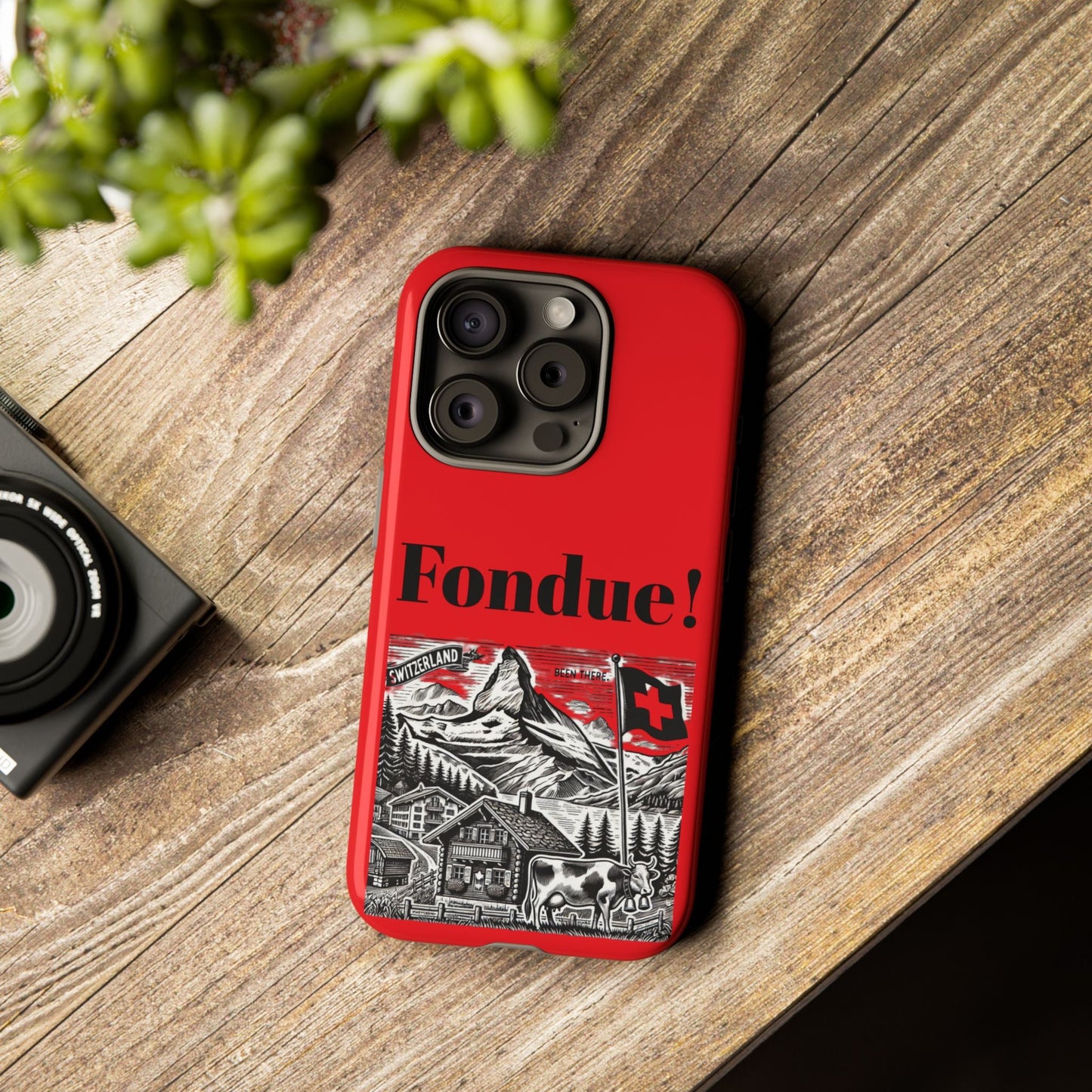 Switzerland - Fondue Phone Case - Tough & Stylish Protective Cover - BELMA