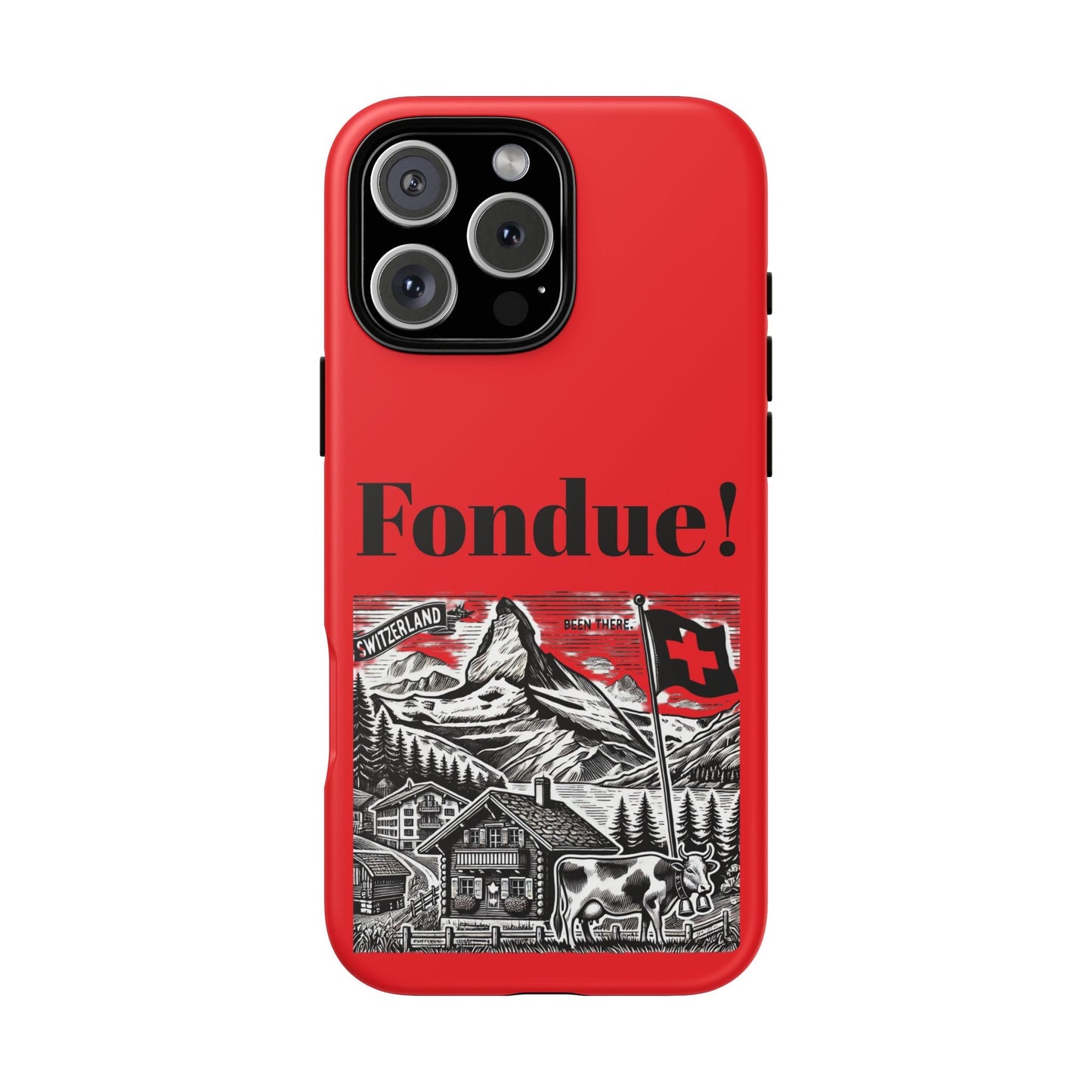 Switzerland - Fondue Phone Case - Tough & Stylish Protective Cover - BELMA