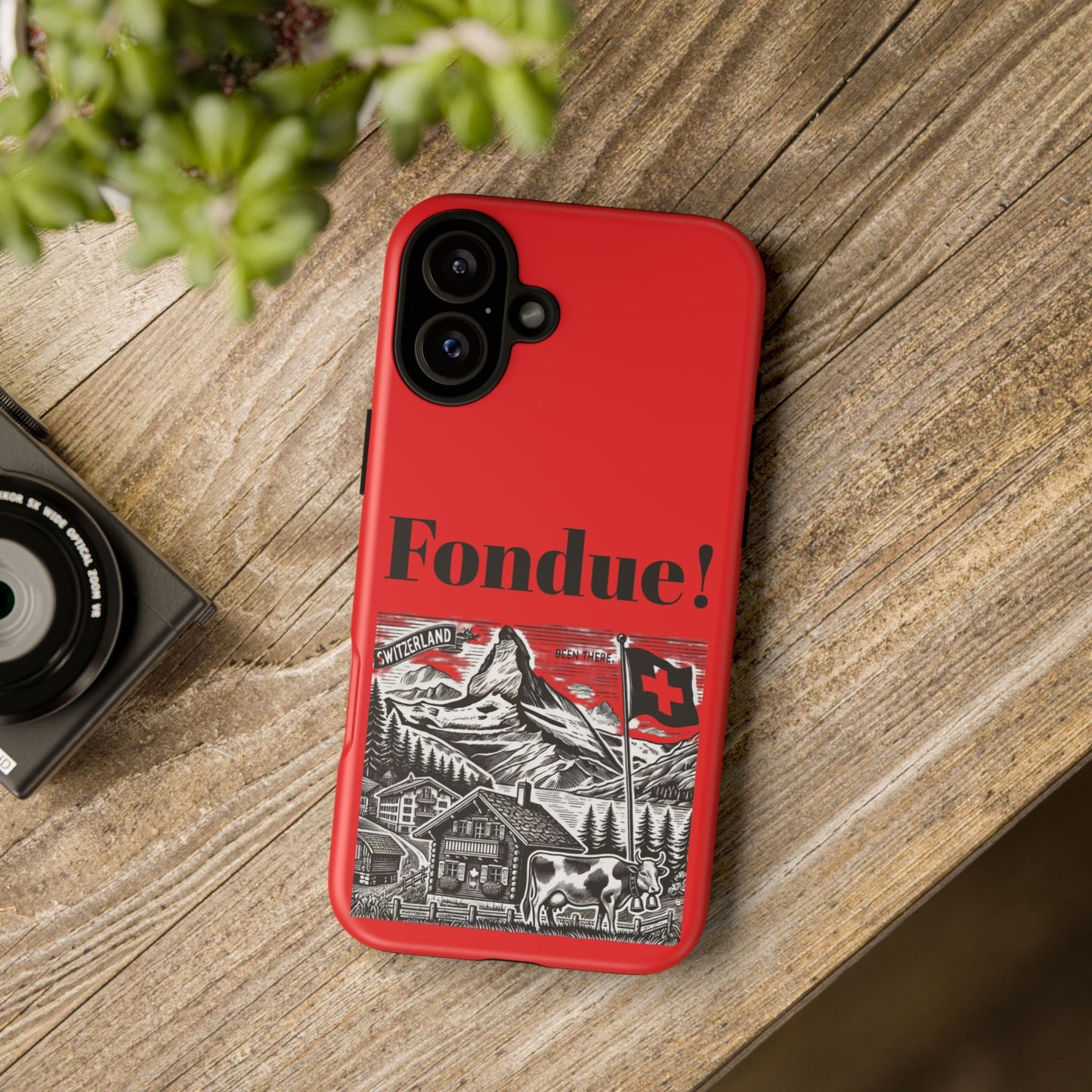 Switzerland - Fondue Phone Case - Tough & Stylish Protective Cover - BELMA
