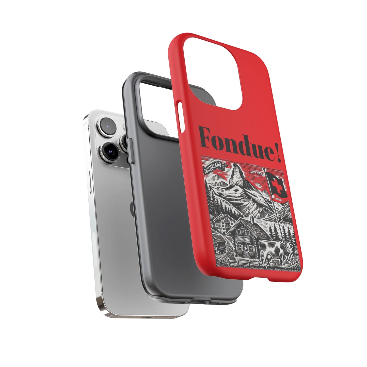 Switzerland - Fondue Phone Case - Tough & Stylish Protective Cover - BELMA