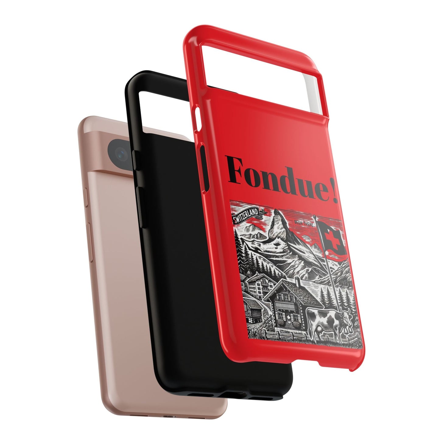 Switzerland - Fondue Phone Case - Tough & Stylish Protective Cover - BELMA