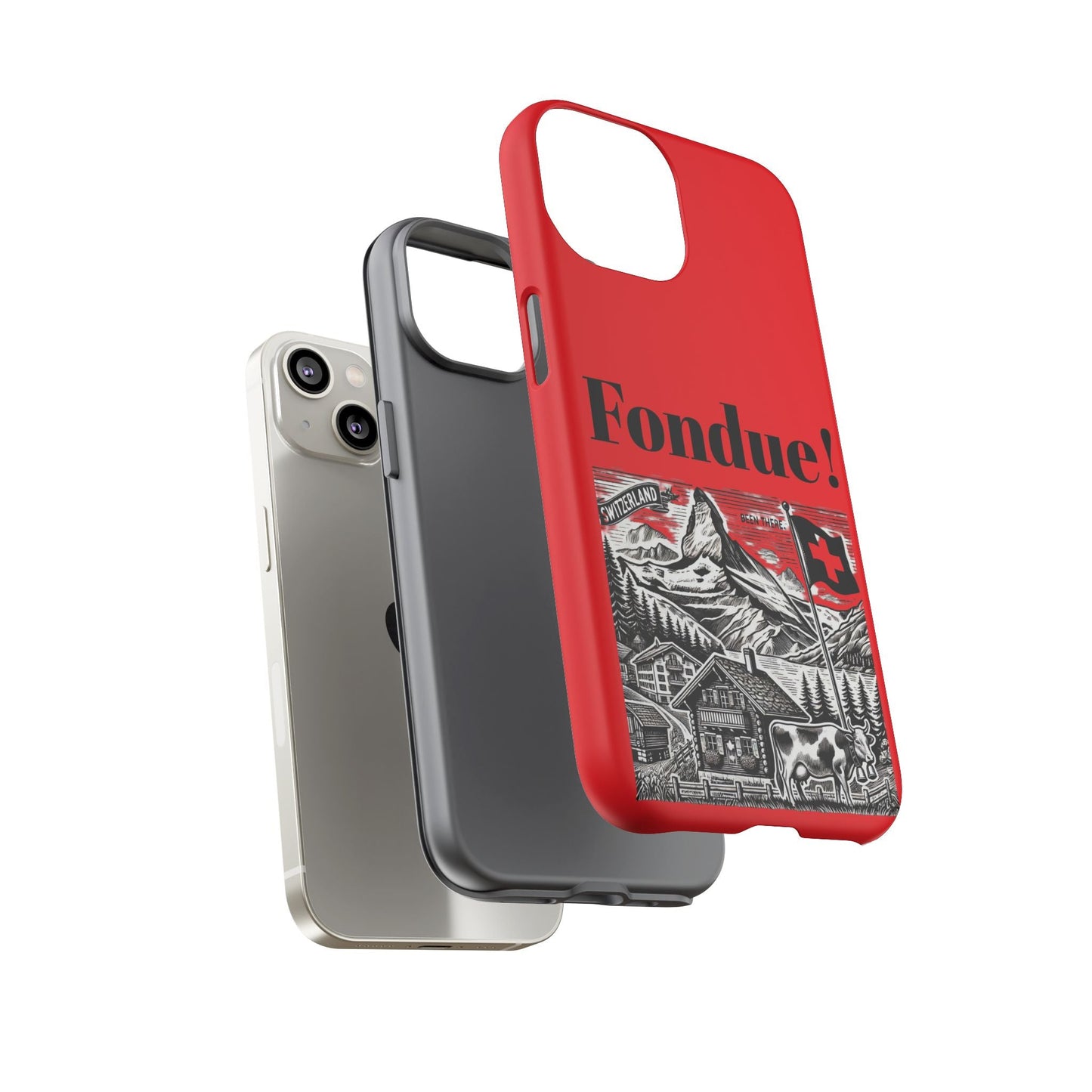 Switzerland - Fondue Phone Case - Tough & Stylish Protective Cover - BELMA