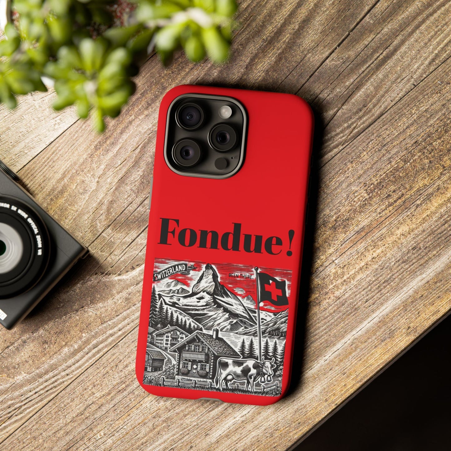 Switzerland - Fondue Phone Case - Tough & Stylish Protective Cover - BELMA