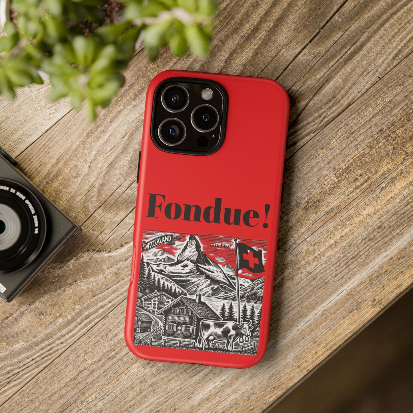 Switzerland - Fondue Phone Case - Tough & Stylish Protective Cover - BELMA