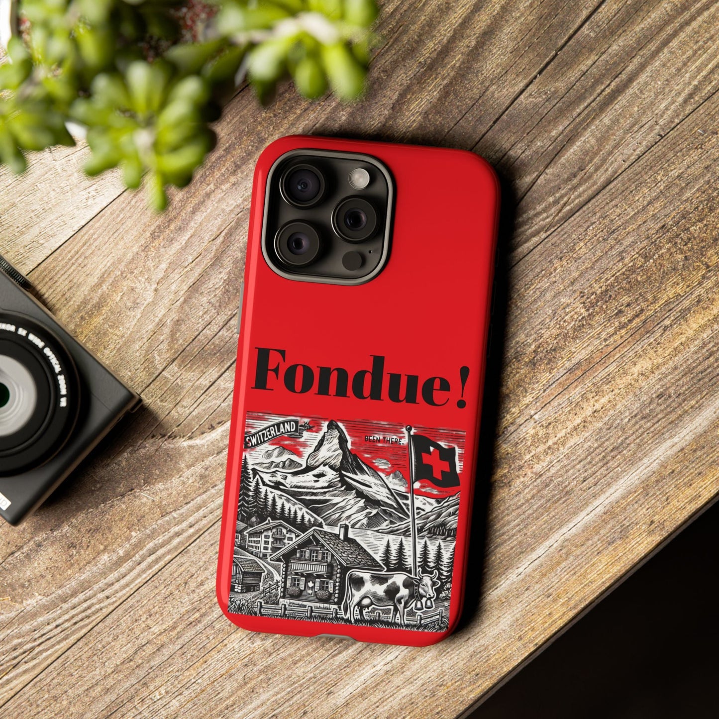 Switzerland - Fondue Phone Case - Tough & Stylish Protective Cover - BELMA