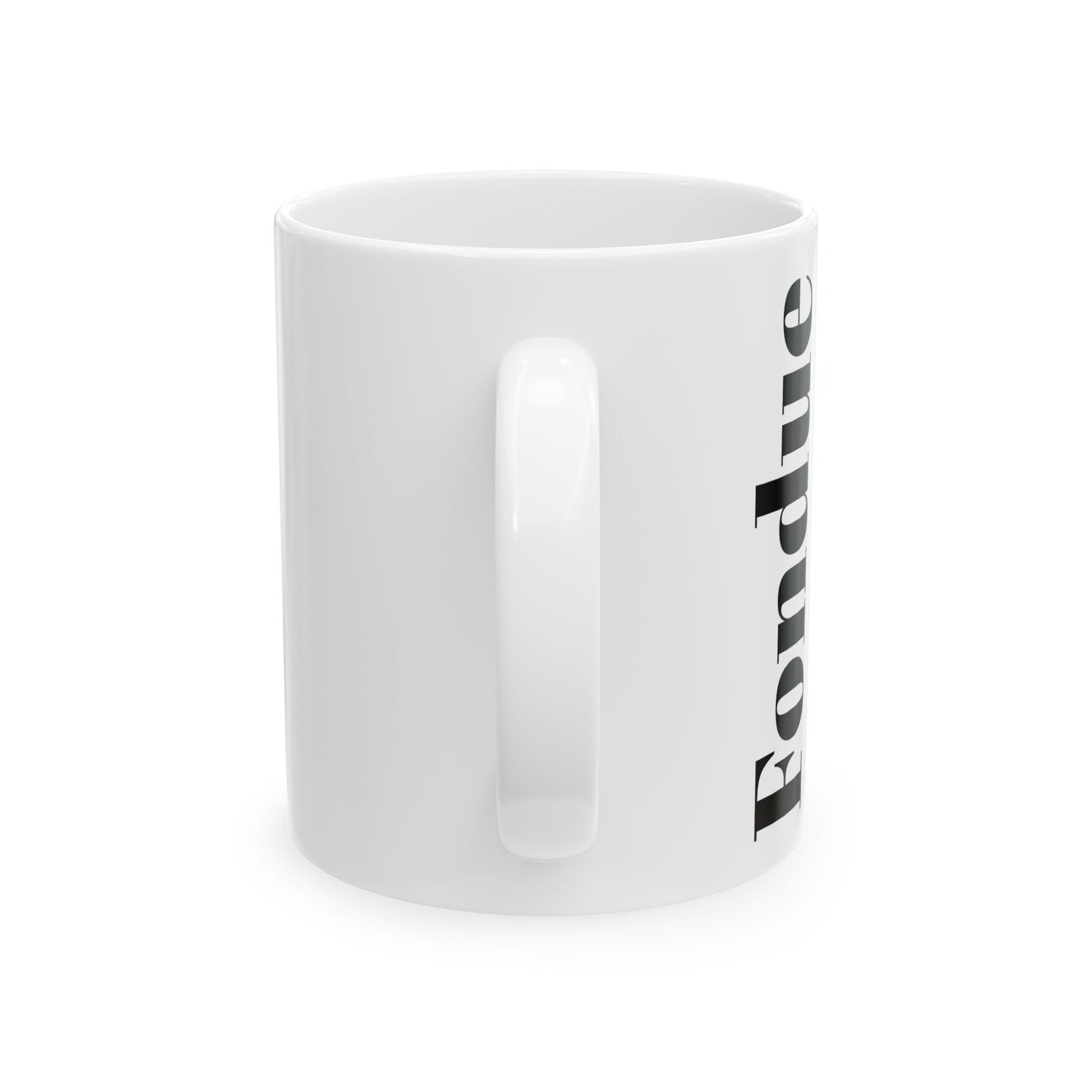 Switzerland - Landscape Ceramic Mug - 'Been There' & Fondue Design - Perfect Gift for Travelers and Cheese Lovers - BELMA